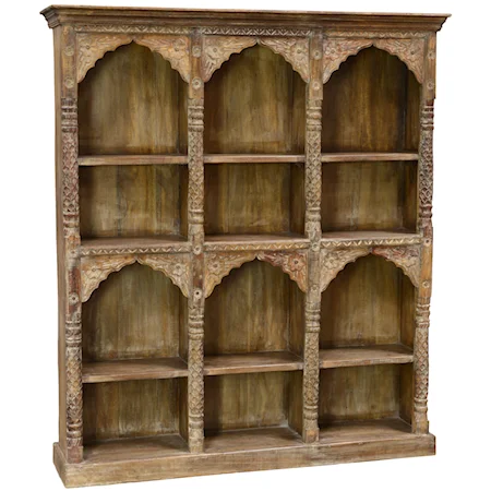 Wooden Reclaimed Bookshelf
